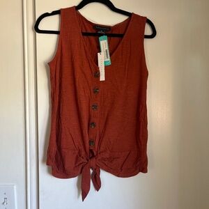 Sanctuary Deva Button & Tie Front Top